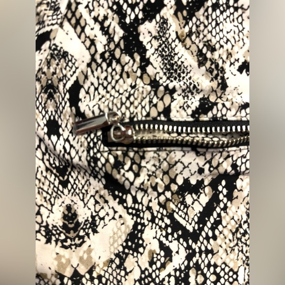 INC International Concepts Animal Print Zip Detail Shirt Women's Top Size XXL - Picture 6 of 16